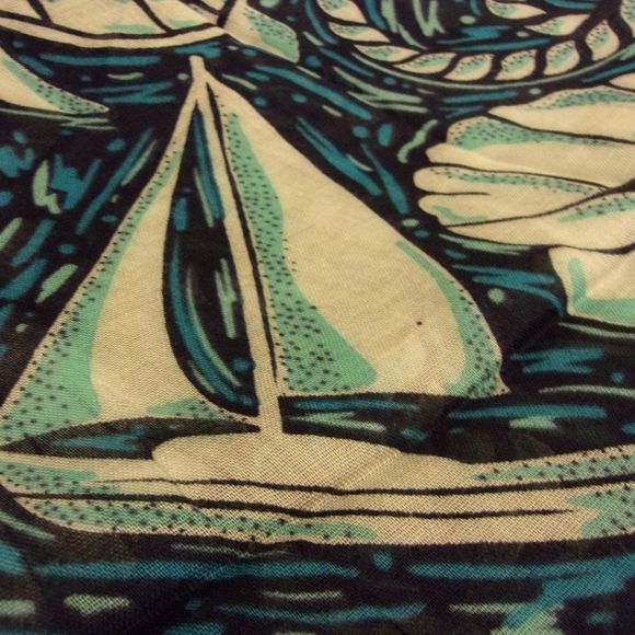 Vera Bradley Soft Fringe Long Shore Enough 26 X 72 New with Tags - Picture 8 of 10